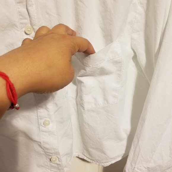 Madewell Super Crop Ex-Boyfriend Shirt Women's - Picture 9 of 10